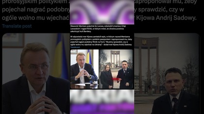 Slawomir Mentzen z Rosji