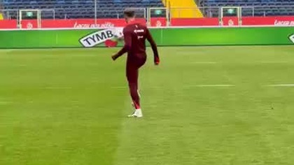 Robert Lewandowski na treningu reprezentacji #shorts