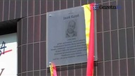Odsłonięcie tablicy na placu im. Jacka Kuronia