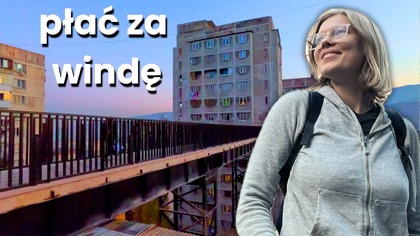 Płatna winda i bloki połączone mostami.  Pionowe osiedle w Tbilisi!