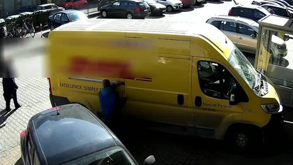 Złodzieje okradają kuriera w Gliwicach