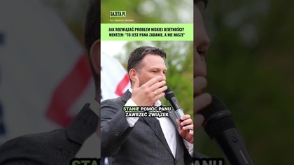 Co zrobić z niską dzietnością w Polsce? Mentzen rozpracował ten problem #shorts