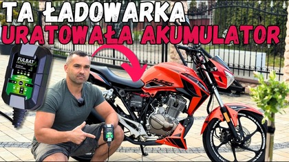 Ta ładowarka uratowała akumulator w Junaku Racer 125: Jak wskrzesić martwy akumulator #motovlog