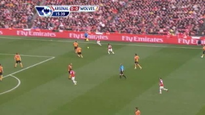 Premier League sezon 2010/2011 Arsenal - Wolverhampton 1-0 Van Persie