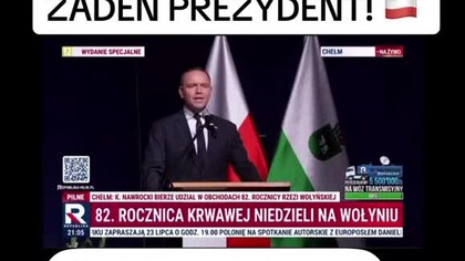 Tak mocno o Wołyniu nie mówił żaden Prezydent ! mp4 686x432