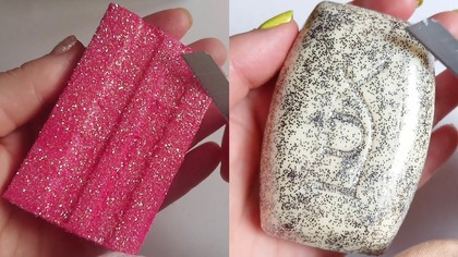 Soap Carving ASMR Relaxing Sounds no talking Satisfying ASMR Video