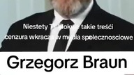 Grzegorz Braun jako jedyny nie poddał się szantażowi uhonorowania ydowskich ofiar ataku 7 Październi