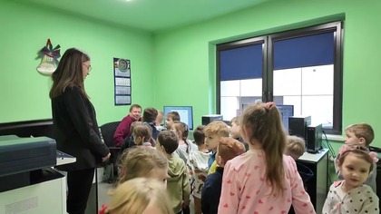 Z wizytą w redakcji.  Przedszkolaki poznały kulisty pracy dziennikarza