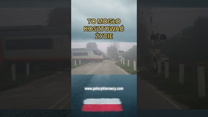 Rogatki po fakcie?! Dlaczego przejazd zamknął się po pociągu?! #kolej #przejazd #szok
