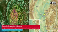 Trzęsienie ziemi w Mjanmie [KS Info]
