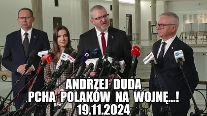 GRZEGORZ BRAUN (19.11.2024)