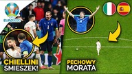 Chiellini jak PIJANY WUJA! Albie NIE PODOBAŁO SIĘ! Morata NIE TRAFIA karnego i...  Włochy w FINALE!