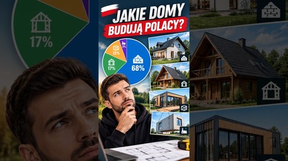 Jakie domy budują Polacy? Murowane, szkieletowe, modułowe czy prefabrykowane? #budownictwo