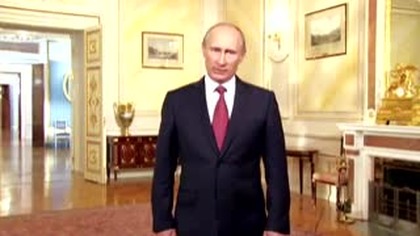 Putin męczy się po angielsku