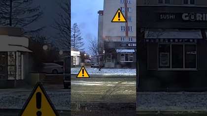 W klapeczkach po śniegu, kaszy i krótkich spodenkach #shorts #rikordwidjo