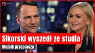 Sikorski wstał od stołu i wyszedł ze studia, nie dziękując za rozmowę | Gazeta.pl
