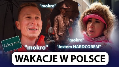  Czasem doprawdy warto się ubezpieczyć. Bo nawet jeśli jesteśmy przekonani, że wszystko pójdzie zgodnie z planem, to może zdarzyć się tak, że choć przygotowani byliśmy na słońce, to spada nam na głowę deszcz. Dziś zapytaliśmy Polaków w Zakopanem czy ich zdaniem ubezpieczenie wakacyjne winno być standardem. Zapraszamy na supermoce w podróży z bankiem Pekao S.A. - tym z Żubrem!
 Sprawdź szczegóły: https://tinyurl.com/4yztbsmh
SUBSKRYBUJ KANAŁ: https://www.youtube.com/channel/UCgPtAPMjueWjDUG25imAt_A?sub_confirmation1
 Wspieraj niezależne dziennikarstwo i pomóż nam się rozwijać:
 https://patronite.pl/Goniec
 https://www.youtube.com/channel/UCgPtAPMjueWjDUG25imAt_A/join
 Goniec -  to kanał informacyjno-publicystyczny. U nas zobaczysz: newsy, wywiady, sondy uliczne oraz bezkompromisowe reportaże - Tak mieszka Zbigniew Ziobro wyświetlono 800 tys., a materiał Iwona Wieczorek - ujawniamy całą prawdę ponad milion razy! To właśnie nasza redakcja ujawniła afery Dagmary Kaźmierskiej, Megakota czy Krzysztofa Rutkowskiego. 
 Na kanale Gońca obejrzysz takie programy jak Układ zamknięty Radka Grucy i Wojtka Mulika, czy Goniec Kryminalny Janusza Schwertnera.
 Wydarzenia, polityka, gospodarka, Sejm, newsy, debaty, konferencje, relacje na żywo, unikatowe shorts w tych tematach czujemy się najlepiej! 
 Wywiady z najbardziej znanymi postaciami polskiej sceny politycznej. Od Platformy Obywatelskiej, Lewicy, PiS, po Konfederację. Na naszej antenie regularnie goszczą tacy politycy jak Adam Bodnar, Radosław Sikorski, Krzysztof Kwiatkowski, Antoni Macierewicz, Krzysztof Bosak czy gen. Leon Komornicki.
 Zaobserwuj nasze profile:
 https://www.linkedin.com/showcase/goniec-pl/
 https://www.facebook.com/goniecpl
 https://www.instagram.com/goniec.pl/
 https://www.tiktok.com/@goniec.pl
 https://goniec.pl/

#wakacje #peako #sondauliczna #pieniądze #ubezpieczenia