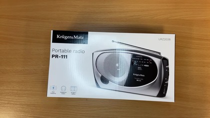 UNBOXING: Radio przenośne Kruger&Matz PR-111