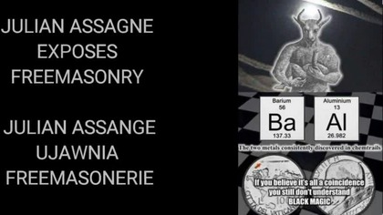 23,02. 2023r JULIAN ASSANGE EXPOSES FREEMASONRY.  JULIAN ASSANGE UJAWNIA FREEMASONERIE.