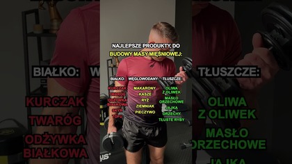 Najlepsze produkty do budowy miesni 2 #trenermariuszmroz #trenerpersonalny #dieta