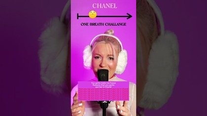 Chanel ONE BREATH CHALLANGE 