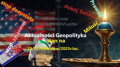 Aktualności Geopolityka stan na 22. 10. 7534r. sław/2025r. łac.