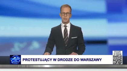 1415 Protestujący w drodze do Warszawy (1)