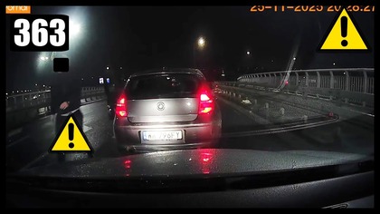 Zdenerwowana Pani w BMW