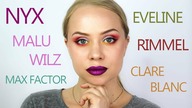 Makijaż z BROKATEM z roli głównej / tanio i drogeryjnie [TUTORIAL]
