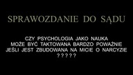 2024.04.26 - Czy Psychologia oparta na micie NARCYZA może być traktowana poważnie ?