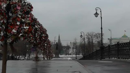 Moskwa tętniąca życiem 1 styczeń 2012 godzina 900