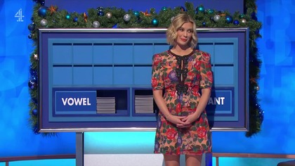 Channel 4 - Fragment teleturnieju "Countdown" w bożonarodzeniowej oprawie graficznej (18 grudnia 2025) (2/2)