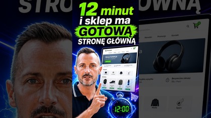 12 minut i sklep ma gotową stronę główną #shorts