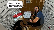 Fugowanie płytek Tamoe Bianco Paradyż oraz montaż zestawu podtynkowego Cersanit w małej toalecie