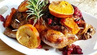 Kaczka w pomarańczowo - żurawinowej glazurze #kaczkapieczona #święta #obiad