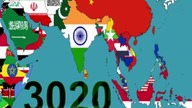 The future of ASIA in FLAGS #shorts #future #history #geography #flag #mapping #futureofworld