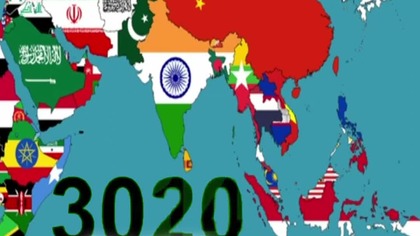 The future of ASIA in FLAGS #shorts #future #history #geography #flag #mapping #futureofworld