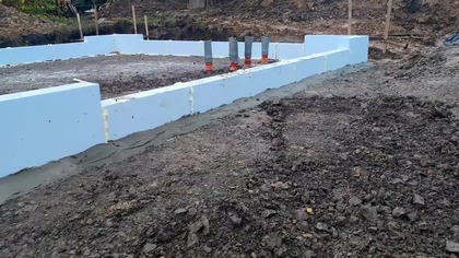 #346 Zbrojenie płyty fundamentowej - pręty już rozłożone!