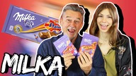 Próbujemy NIETYPOWYCH SŁODYCZY MILKA  - HASZTAGI