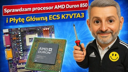 Sprawdzam procesor AMD Duron 850 i Płytę Główną ECS k7vta3