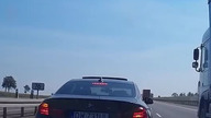 Patologia drogowa na autostradzie