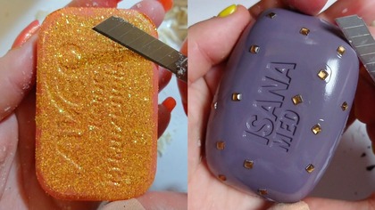 Soap Carving ASMR Relaxing Sounds no talking Satisfying ASMR Video