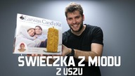 ŚWIECZKA Z MIODU Z USZU