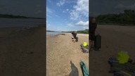 Rozstawiamy obozowisko na wielkiej piaszczystej wyspie na Wiśle