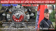 Pokój TAK wojna NIE - Przemowa Wojtka Olszańskiego