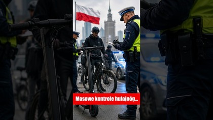 Masowe kontrole hulajnóg i rowerów elektrycznych w Polsce #Polska,