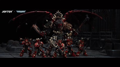 Figurki w skali 1 do 18.  Prymarcha Pożeraczy Świat&oacute;w, Książę Demon&oacute;w Khorna, Angron