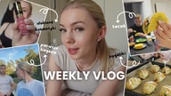 WEEKLY VLOG  przepis na tacos i rogaliki | ulubione kosmetyki | moje pierwsze bieganie