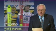 PŚ/TCS Bischofshofen 06. 01. 1994 - relacja z zawodów (j.  niemiecki/polskie napisy)