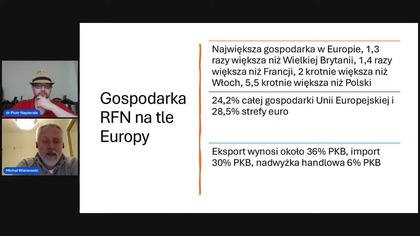 NIEMCY i plotki o upadku gospodarki RFN - rozmowa z Michałem Wiśniewskim